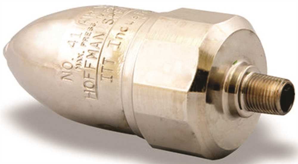 Hoffman Air Valve 401461 45, 3/4" x 1/2" Straight Steam Convector Air Valve - Fittings N' Valves