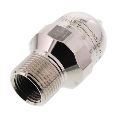 Hoffman Air Valve 401416 4, 1/2" x 3/4" Straight Steam Quick Valve - Fittings N' Valves