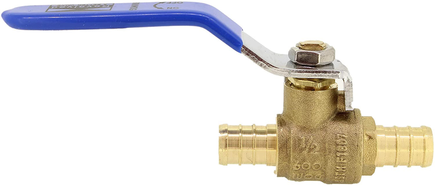 REVALVED PEX Full Port 1" Brass Ball Valve – Lead-Free